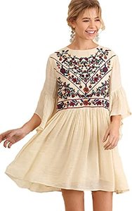 Robe longue brodée de couleur rouge à bas prix, avec manches 2022 et robe de soirée Sexy pour femmes, 3/4 - Product Image 2