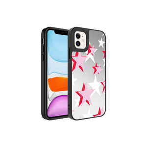 Premium Ins Style Silicone <b>Mirror</b> <b>Star</b> Cover for iPhone 11 XR 7 Plus Shiny Camera Protective Case Patterned Design NXXA Model - Product Image 1