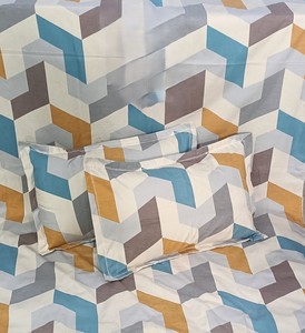 100% algodón de lujo King Size sábana almohada fundas de edredón diseños florales personalizados blanco suave otros colores para el hogar dormitorio - Product Image 4