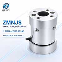 Sensor Torsi Reaksi Statis 1~150 Nm ±0.05% FS IP66 untuk Kalibrasi Kunci Torsi dan Obeng Listrik