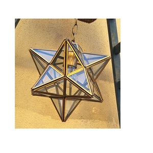 Wedding Home Party Festive Decorative <b>Stars</b> Lanterns Discounted Metal Candle Holders Candle Jars for Window <b>Ceiling</b> Decorative - Product Image 3