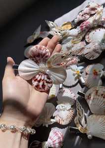 Vietnam pince à cheveux coquillage fait à la main accessoire naturel ornement écologique cadeau durable Boutique mode et océan inspiré - Product Image 3