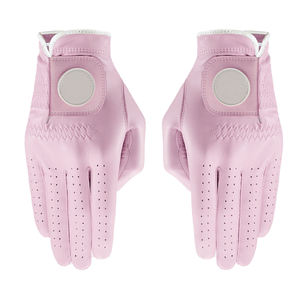 Guantes de golf ligeros con diseño de ajuste elástico de cuero Cabretta para una mayor flexibilidad Agarre de precisión Columpios suaves duraderos - Product Image 3