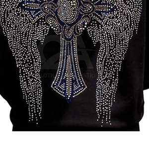 Sweat à capuche surdimensionné pour femme avec strass, logo personnalisé, pull, prix d'usine, services OEM 2025 - Product Image 2