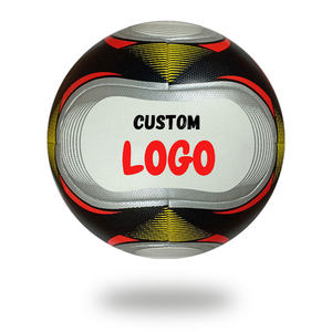 100% balones de fútbol de tacto suave ecológicos de alta calidad, cuero PU duradero, Panel de grano impreso con serigrafía personalizado para entrenamiento - Product Image 1