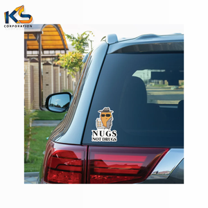 Divertido Nugs Not Drugs Chicken Nugget Dealer vinilo impermeable pegatina coche portátil pared ventana parachoques pegatina - Product Image 3