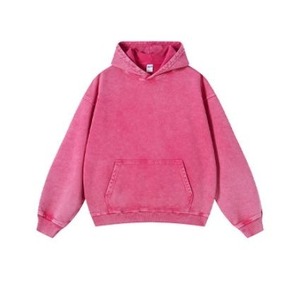 2025 Vintage sweat à capuche lavé à l'acide personnalisé motif de lavage de pierre ODM saisonnier automne sweat avec col à capuche - Product Image 6
