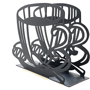 Servilletero de acero inoxidable de alta calidad, dispensador de servilletas de Metal decorativo de diseño moderno para organizador de decoración de mesa y cocina - Product Image 6