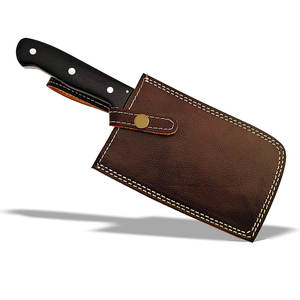 Custom Handmade Damascus Steel Chef Cleaver <b>Kitchen</b> <b>Knife</b> Professional High Quality Dishwasher Safe Modern Design Sharp Blade - Product Image 4