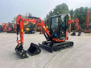 Mini-excavatrice sur chenilles Kubota de 3 tonnes, machine de terrassement d'occasion en bon état avec moteur et boîte de vitesses, composants principaux à vendre au Canada - Product Image 4