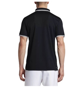 เสื้อโปโลเด็กสีดำ แขนสั้น ไซส์ใหญ่ ผ้าคอตตอนปิเก้หวี 100% ปักโลโก้ตามสั่ง 220 GSM 2026 - Product Image 3