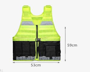 Chaleco Táctico de Seguridad Transpirable para Hombre, Chaleco Táctico Reflectante para Exteriores, Chalecos Tácticos de Protección para Exteriores - Product Image 5