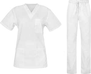 Uniforme médico para mujer cómodo durante todo el día | Diseño personalizado con tela elástica | Ideal para entornos de trabajo profesionales - Product Image 3