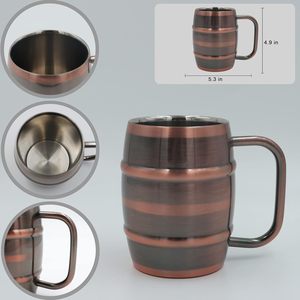 ชุดถ้วยทองแดงสีทองแบบใหม่ที่ทันสมัยเหมาะสำหรับเสิร์ฟชาเอสเปรสโซภาชนะใส่เครื่องดื่มงานฝีมือแบบชนบทเหมาะสำหรับตกแต่งบ้านของขวัญในครัว - Product Image 4