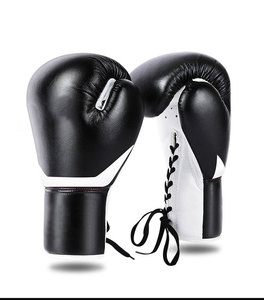 Gants de boxe en cuir PU robustes personnalisés par les fabricants, gants de sport pour l'entraînement à la boxe - Product Image 1