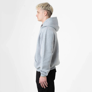 2026 Top Trending High Quality Cotton Oversize Hoodie <b>Thick</b> <b>Fleece</b> Drop Shoulder Plain Blank Boxy Hoodie Men Graphic Hoodies - Product Image 2