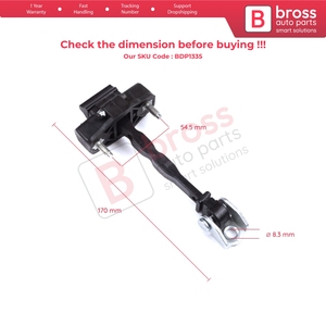 BDP1335 Limitador de Apertura de Puerta Trasera para C4 e-C4 C4X e-C4X MK3 2020 en adelante 9831196980 - Product Image 5