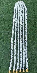 Fleur artificielle de jasmin mogra en forme de cloche, décoration murale pour temple du sud de l'Inde, Diwali, Noël, mariage, mandap, corde de Noël - Product Image 2