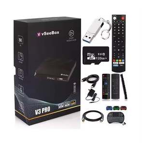 กล่องทีวีแอนดรอยด์ VseeBox V3 Pro ใหม่เอี่ยม พร้อมโปรแกรมสำเร็จรูป ชุดแพ็กเกจพร้อมแอปติดตั้งล่วงหน้า พร้อมรีโมทมีไฟในตัว พร้อมจัดส่ง - Product Image 4
