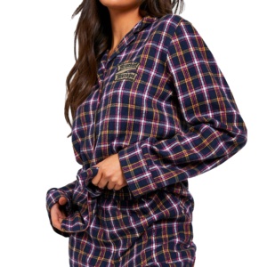 OEM invierno de las mujeres de manga completa transpirable de algodón estampado ropa de dormir de longitud completa pijama-tallas personalizadas tallas grandes fábrica al por mayor - Product Image 1