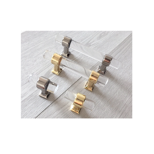 Dernières poignées de tiroir de cuisine en acrylique design poignées de tiroir décoratives pour meubles pour produit Offre Spéciale - Product Image 2