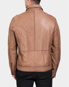 2023 nueva chaqueta de cuero de piel de vaca de moda para hombres personalizable con su propio logotipo ropa de invierno de etiqueta privada - Product Image 5