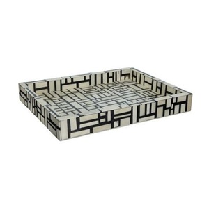 ถาดฝังกระดูกแบบพรีเมี่ยมทำด้วยมือสไตล์คลาสสิกปรับแต่งได้เตียงอาหารเช้าให้บริการชา/กาแฟอุปกรณ์จัดระเบียบ - Product Image 2