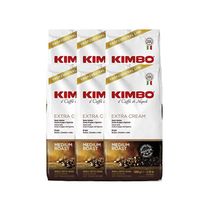 Café en grains entiers Kimbo Espresso Bar Extreme 1 kg pour torréfacteurs de café et programmes de marques privées - Product Image 5