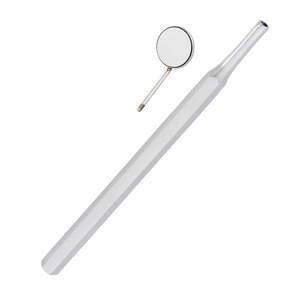 Espejo Dental Manual de Acero Inoxidable con Mango y Herramienta de Agarre para Uso Bucal - Product Image 1