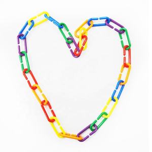 โซ่พลาสติกแบบคลิปหนีบ, ของเล่นเชื่อมต่อแบบ C, ของเล่นเสริมทักษะเรขาคณิต การนับ การเรียงลำดับ เครื่องมือการศึกษาคณิตศาสตร์ โซ่พลาสติกแบบเชื่อมต่อสำหรับเล่น - Product Image 3