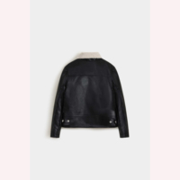 Chaqueta de cuero para niños a la moda Niños Niñas Ropa de abrigo elegante Chaquetas de moda cómodas Suministro al por mayor