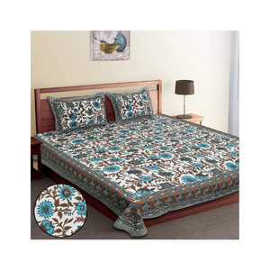 Premium 100% algodón hecho a mano en la India ISO 9001 certificado ligero 340TC bordado floral colchas reciclables exportación listo - Product Image 6