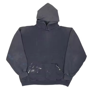 Sweat-shirts à capuche unisexes vintage de haute qualité, effet délavé, 100% coton molletonné/éponge française, impression DTG écologique - Product Image 2