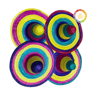 Sombrero Mexicano de Verano a la Moda, Tejido a Mano, Estilo Y2K, Unisex, Ajustable, Cómodo, para Exteriores - Product Image 4