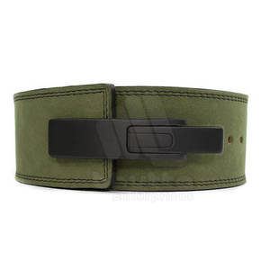 Cinturón de Cuero Genuino para Levantamiento de Pesas, Entrenamiento de Fuerza y Culturismo con Hebilla de Palanca - Product Image 3