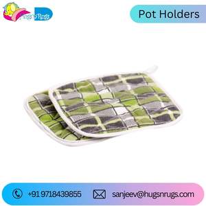 Proveedor Indio 100% Algodón Reciclado Pot Holder Super Absorbente Pot Holder Fabricante Profesional Pot Holder - Product Image 2