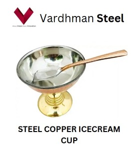 Factory Direct Supply of <b>Copper</b> & Steel Ice Cream <b>Cup</b>, the perfect ice cream <b>cup</b> for every occasion, Ice cream bowl, Dessert <b>cup</b> - Product Image 4