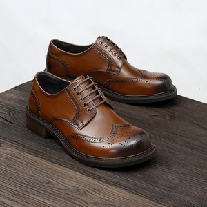 Chaussures de travail en cuir de vache avec doublure anti-odeur et talon antidérapant, chaussures décontractées pour hommes, chaussures de tous les jours - Product Image 2