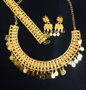 2024 Best Buy Ready 24K chapado en oro estilo Vintage cobre indio moda joyería conjunto inspirado Comoras Mayotte envío rápido - Product Image 4