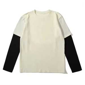 Best Selling <b>Men's</b> Streetwear Long Sleeve Tshirt Double Layer Soft and Comfortable Digital Printing - Product Image 2