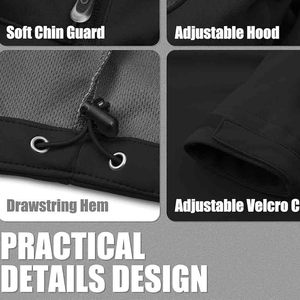 Prix de gros Veste pour homme personnalisée Veste Softshell imperméable légère et coupe-vent pour le sport Veste d'extérieur pour la chasse - Product Image 5