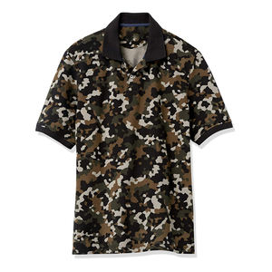 เสื้อโปโลผู้ชายแขนสั้นผ้าฝ้ายนุ่มสบายลำลองดีไซน์คลาสสิก - Product Image 1