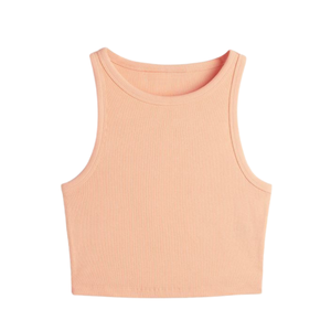 เสื้อกล้าม Cami สำหรับผู้หญิงผ้าฝ้ายถักเป็นมิตรกับสิ่งแวดล้อมนุ่มระบายอากาศแขนกุดด้านหน้าขนนก - Product Image 4