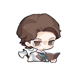 Único lindo Chibi juego Anime personaje acrílico Pin Set divertido accesorio de moda regalo compacto Fantasía Juego Anime Fan - Product Image 6