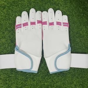 Gants de frappe de baseball de qualité professionnelle, cuir souple, respirant, ajustement amélioré, adhérence accrue pour les joueurs jeunes et adultes - Product Image 1