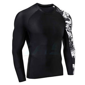 เสื้อรัดรูปแขนยาวสำหรับผู้ชายเสื้อสำหรับใส่ได้ทั้งชายและหญิงระบายอากาศได้ดีแห้งเร็วแบบสั่งตัด - Product Image 1