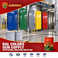 Revêtement liquide acrylique PU 2K, couche de finition, couleur RAL, peinture polyuréthane industrielle OEM pour équipements métalliques en acier