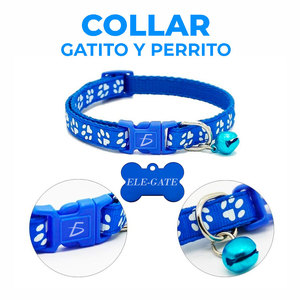 Collar Reflectante de Seguridad Anti-Asfixia Moderno para Perros y Gatos, Impermeable, de Nailon, con Elegante Estampado de Cuero, Accesorio Simple de Seguridad para Mascotas - Product Image 5