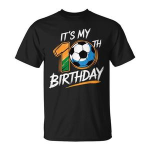 Maglietta da Calcio per il 10° Compleanno, Regalo Promozionale per Ragazzi di 10 Anni - Product Image 1