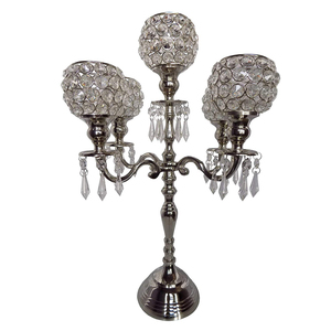 Superior Quality Handmade Aluminum Candelabra Best Wholesale Prices for Wedding <b>Decorate</b> Top Rated 5 Arms for Champagne Gold Fin - Product Image 4